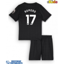 Tottenham Hotspur Cristian Romero #17 Replica Away Minikit 2025-26 Short Sleeve (+ pants)